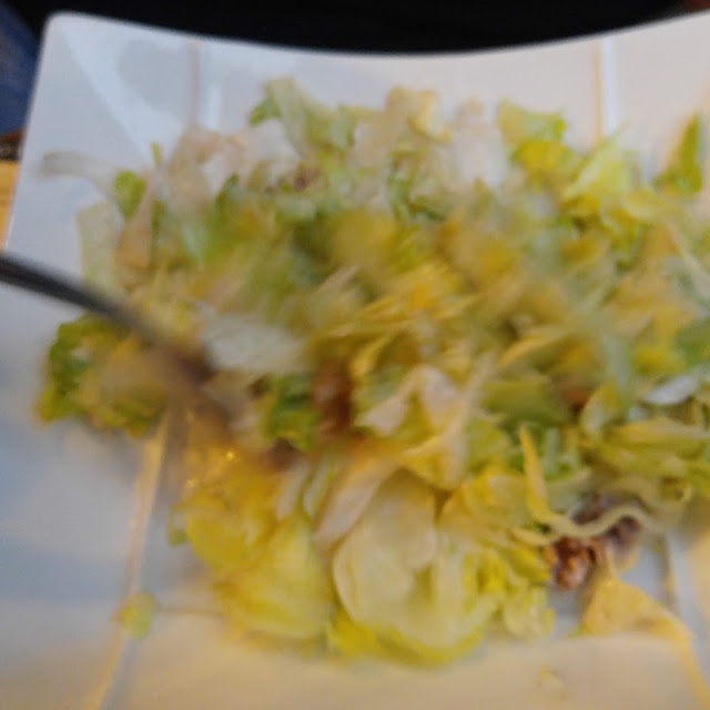 Green Salad Chopped Iceberg Lettuce