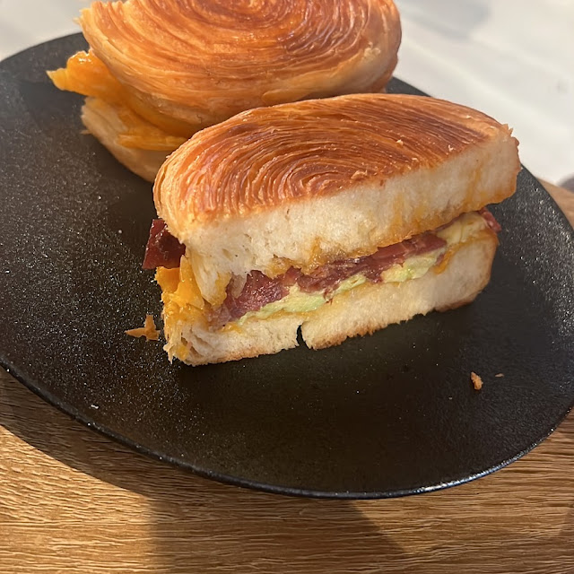 Ham Cheese and Avo Croissant
