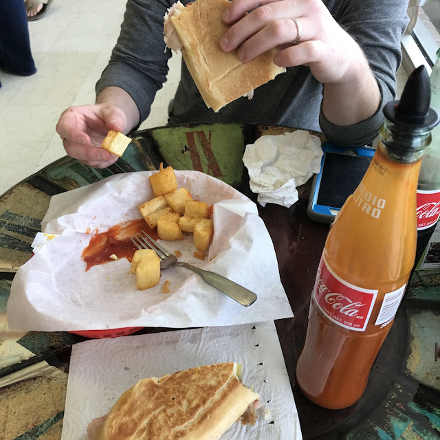 Cuban Sandwich and Fried Yucca
