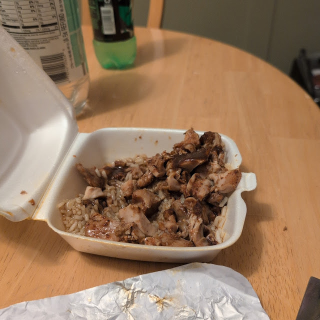 Bourbon Chicken over Rice