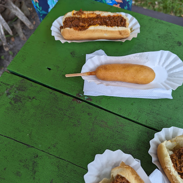 Corn and Chili Cheese Dog