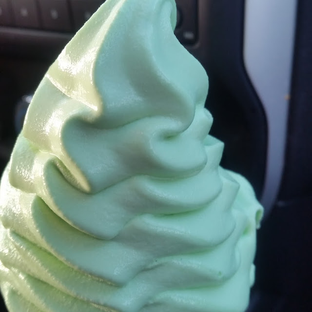 Pistachio Ice Cream Cone