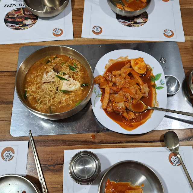 Sundubu Jjigae and Tteokbokki