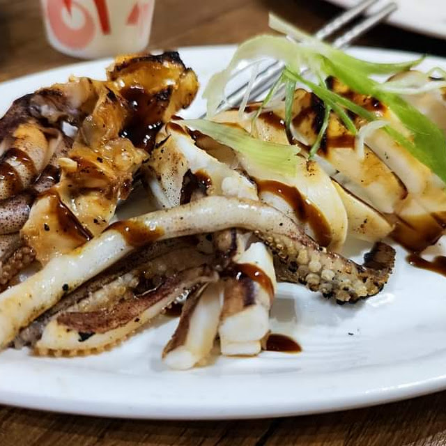 Grilled Plain Pusit Lumot