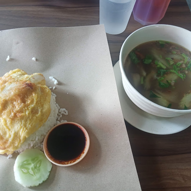 Sup Daging Nasi Putih