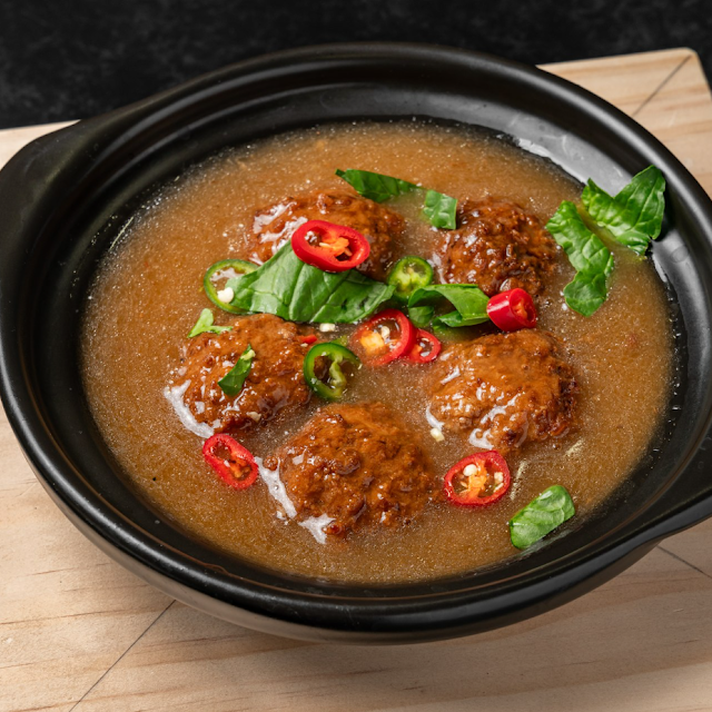 Tofu and Meat Ball
