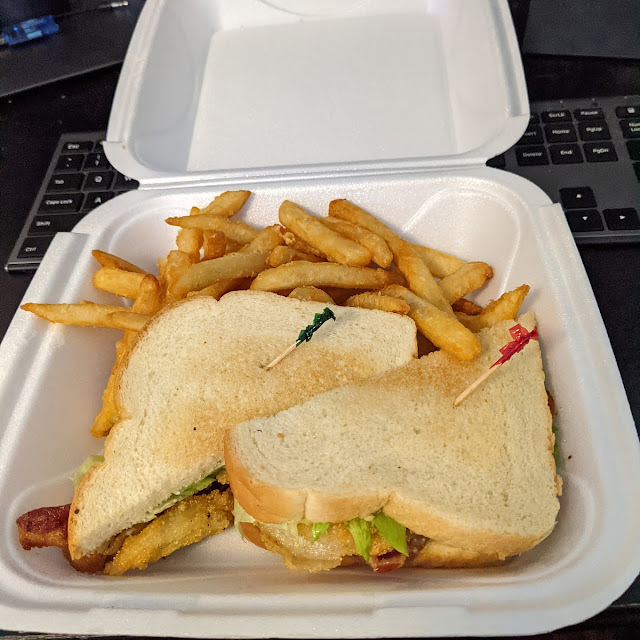 Green Tomato blt Sandwich