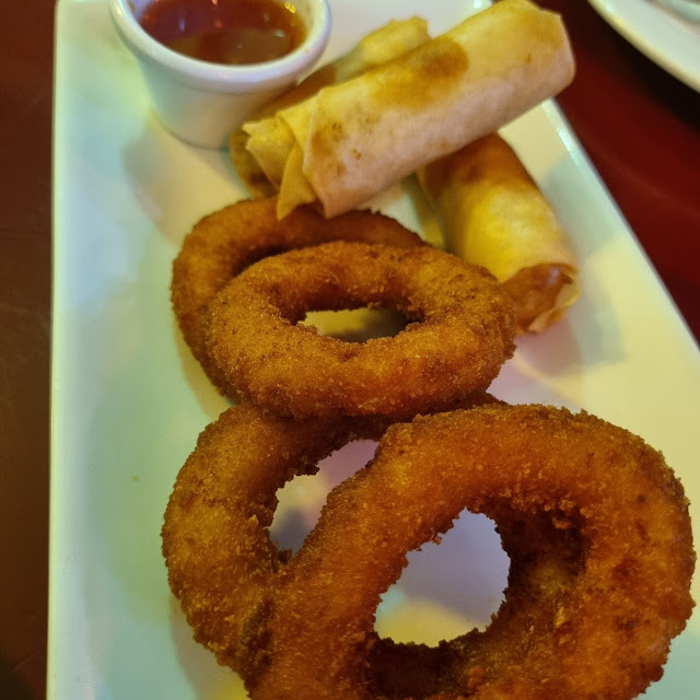 Calamari and Spring Rolls