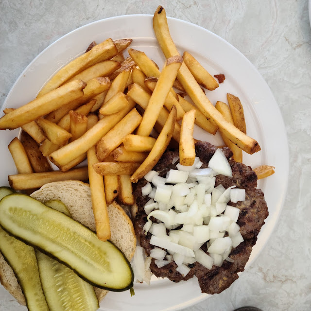Hamburger and Fries