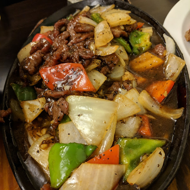 Sizzling Beef with Black Pepper