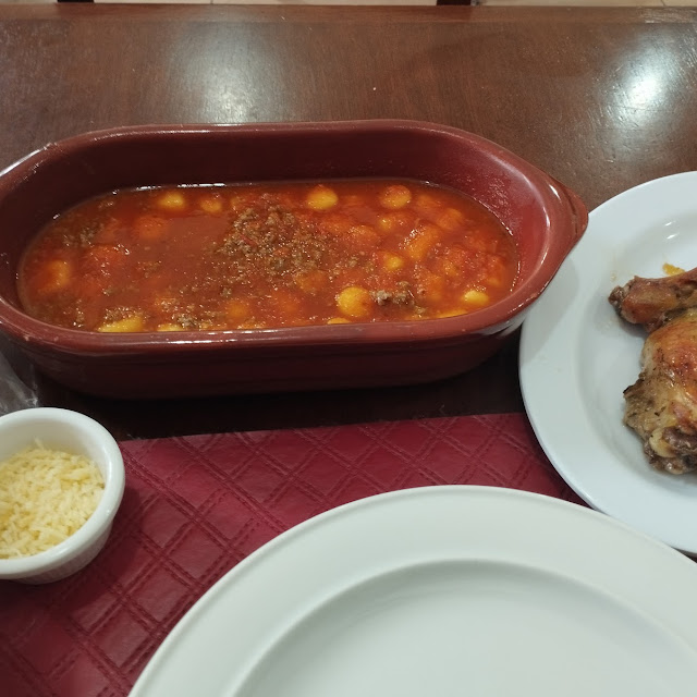 Nhoque Com Frango Assado