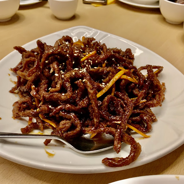 Shredded Beef in Peking Sauce