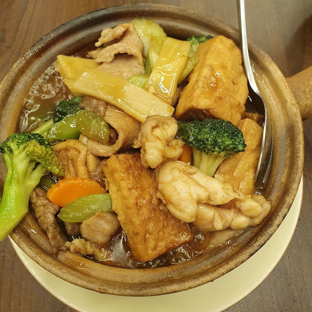 Deep Fried Bean Curd in Oyster Sauce