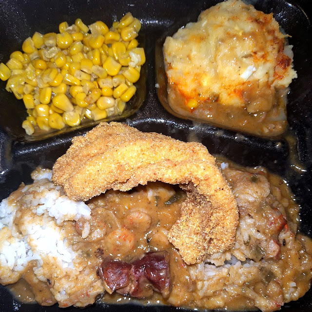 Crawfish Etouffee with Catfish