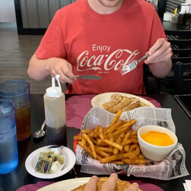 French Fries with Cheese Dip