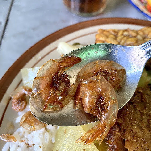Nasi Lodeh Udang Crispy