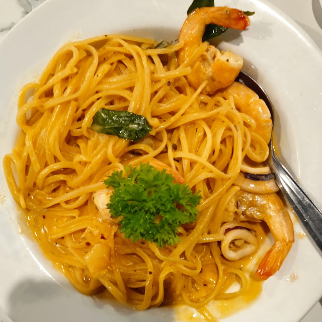 Salted Egg Seafood Pasta