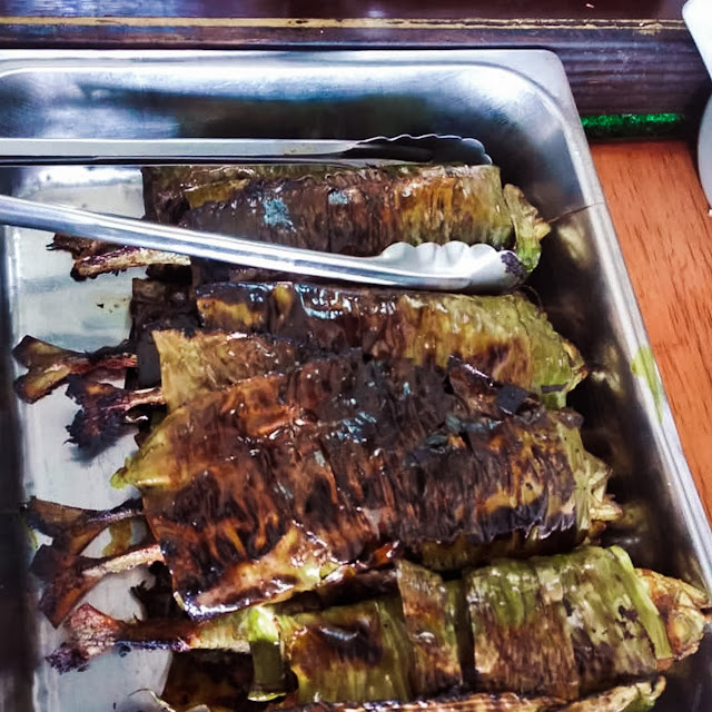 Grilled Fish Wrapped in Banana Leaves