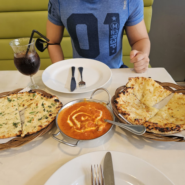 Chicken Masala Butter Chicken Garlic Naan
