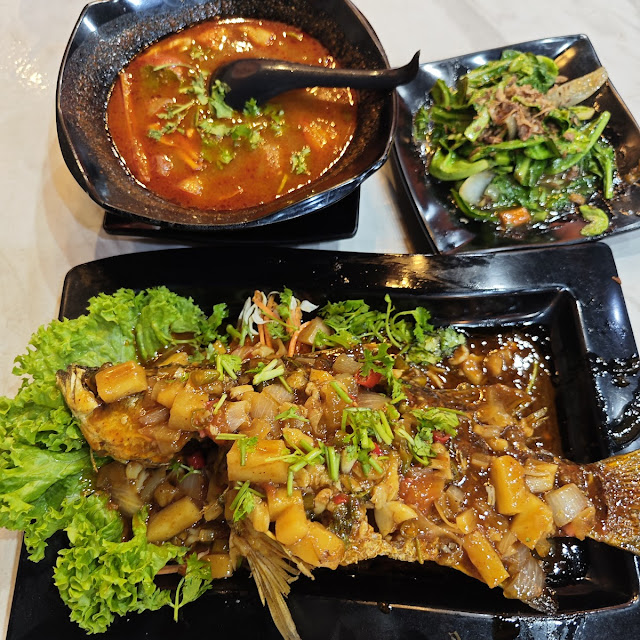 Set a Siakap 3 Rasa Tomyam Kailan