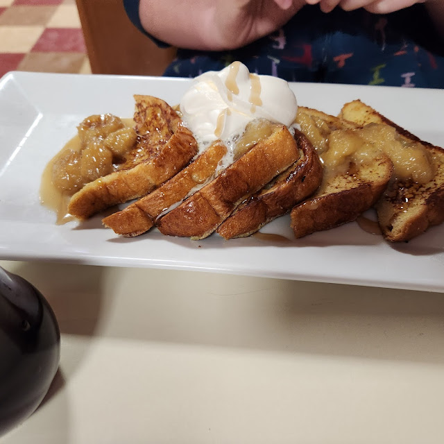 Banana Foster French Toast Breakfast