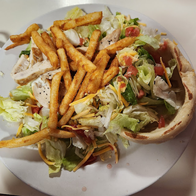 Grilled Chicken Salad in Bread Bowl