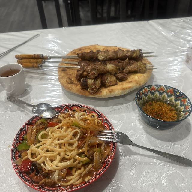 Guru Lagman and Lamb Kebabs