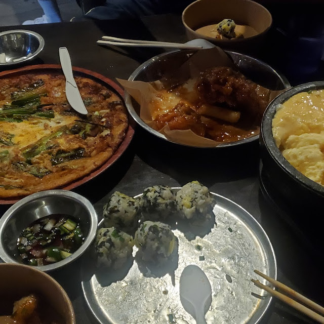 Kimchi Seafood Pancake