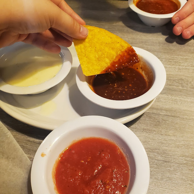 Queso and House Made Hot Sauce