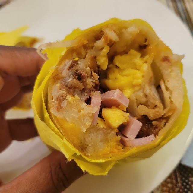 3-Meat Breakfast Burrito