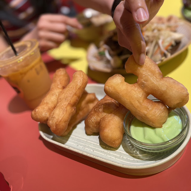 Thai Churros with Pandan Custard
