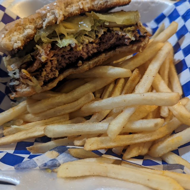 Hamburger with Fries