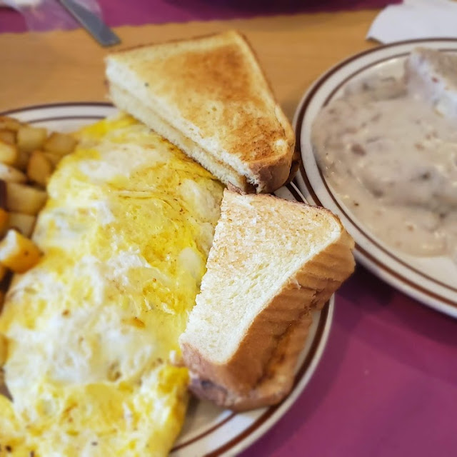 Ultimate Omelette and Biscuits and Gravy