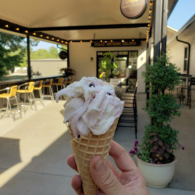 Blueberry Cheesecake and Dulce De Leche