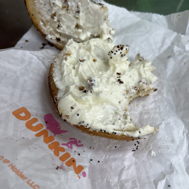 Bagel with Cream Cheese Spread