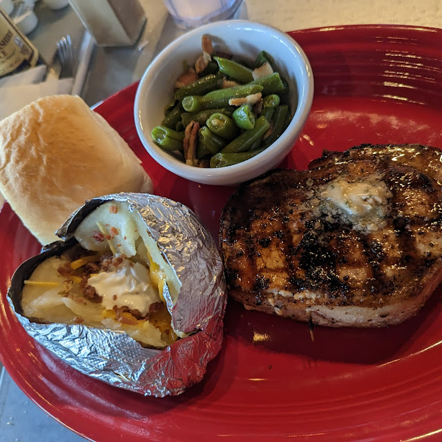 Bacon Wrapped Grilled Pork Chop