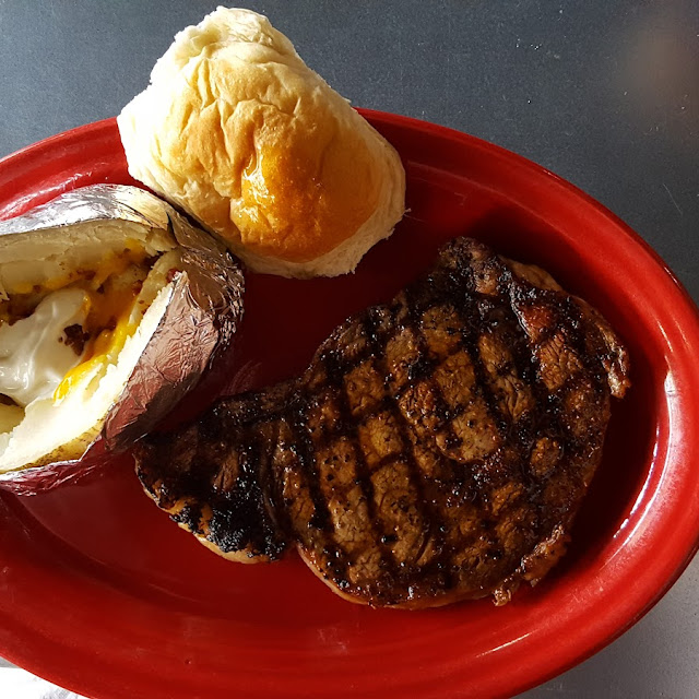 Sirloin Steak and Mashed Potatoes
