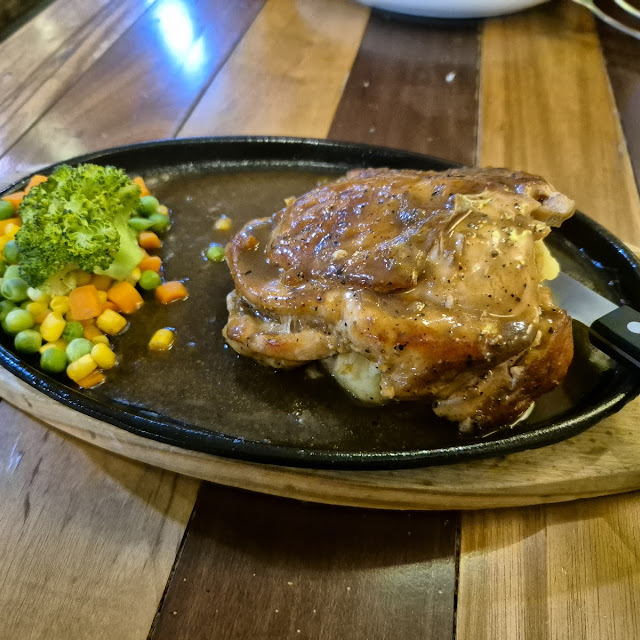 Sizzling Chicken Chop with Mash