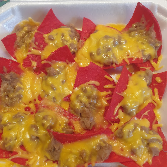 Bean an Cheese Nachos