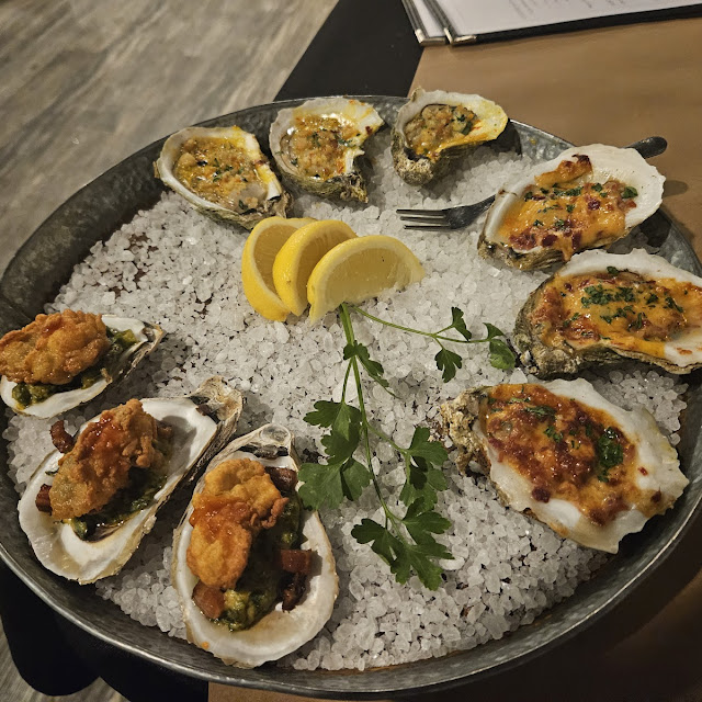 Pimento Cheese Grilled Oysters