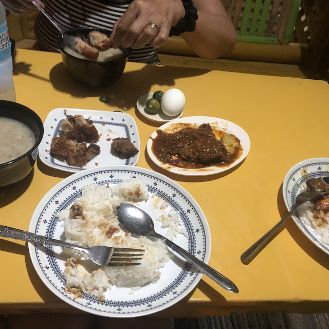 Lugaw with Lechon and Tokwa