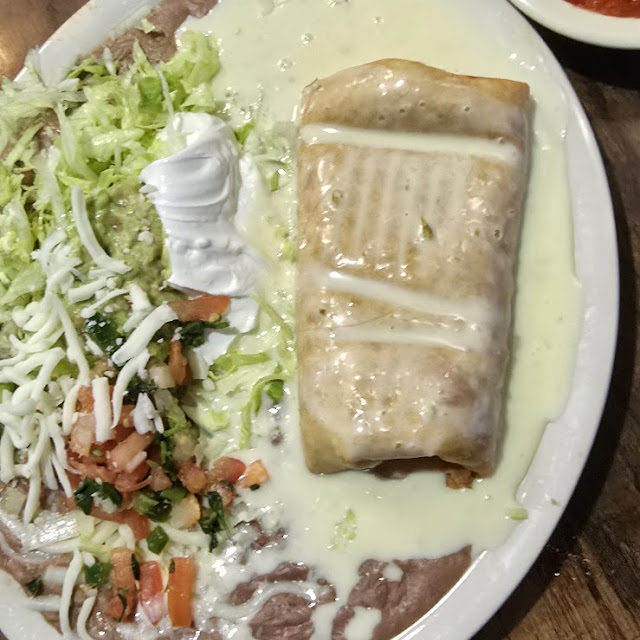 Ground Beef Chimichanga Lunch