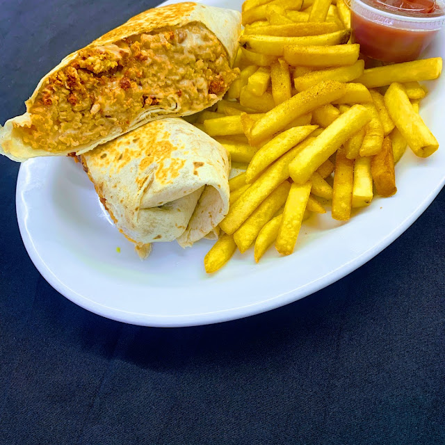 Quesadilla and Fries