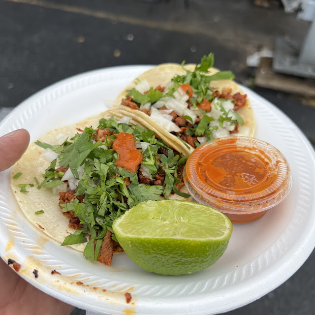 Tacos De Adobada Chorizo Bistec Pollo Pastor