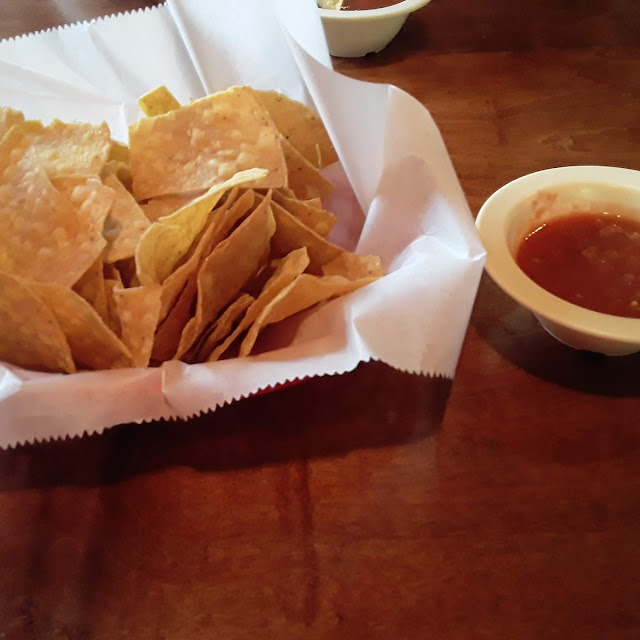 Salsa and Chips Taco Salad