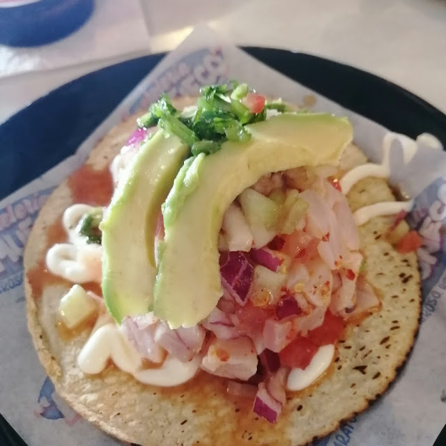 Tostada de Ceviche de Pescado