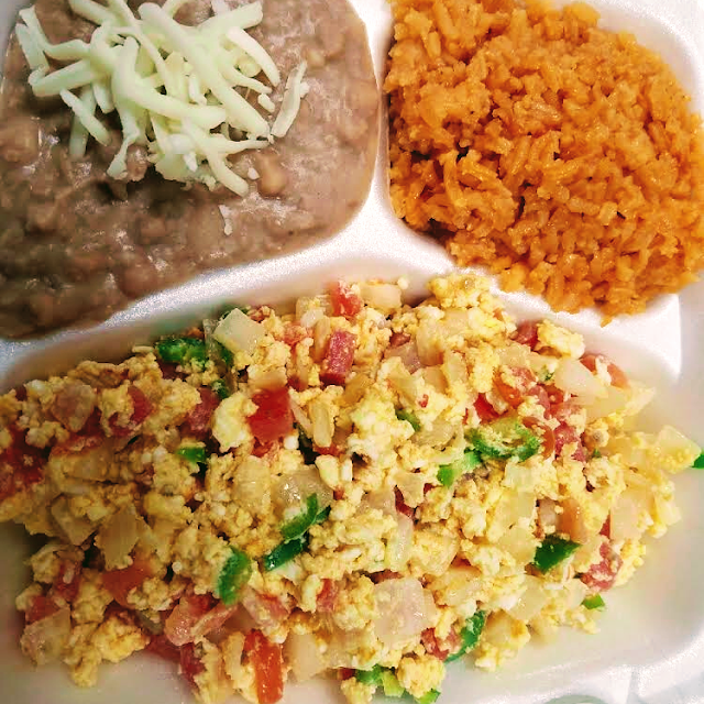 Huevos A la Mexicana Plate