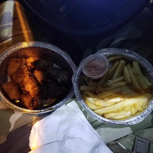Fried Pork Chop and French Fries