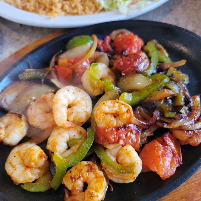 Small Order Shrimp Fajitas