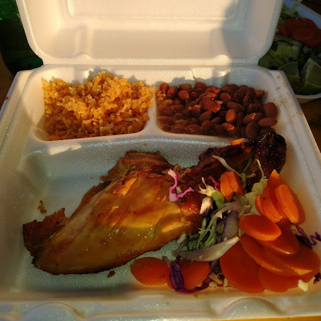 Roasted Chicken Rice and Beans